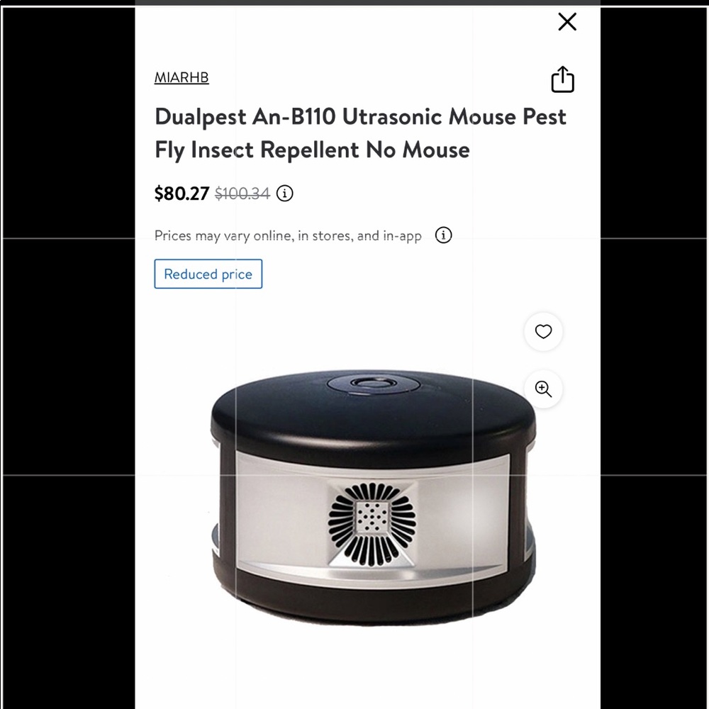 Ultrasonic pest repeller like new